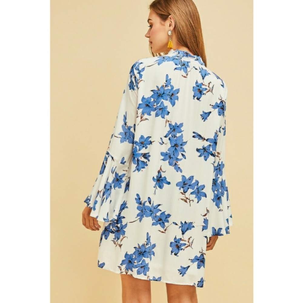Entro Floral Button Down Dress NWT - Picture 2 of 5